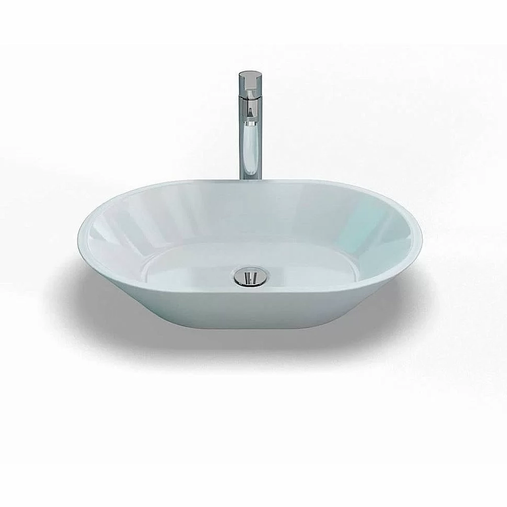 Раковина накладная Burlington 59 B5E белая