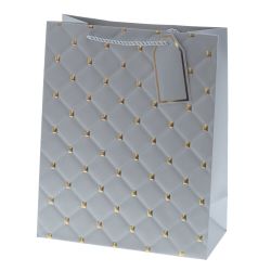 GAEM Пакет подарочный M (бумага 210г/м2, блок 12шт), L26 W12 H32 см, 8в.