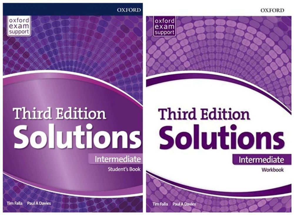 Solutions Intermediate 3rd Ed Student&#39;s Book + Workbook+CD