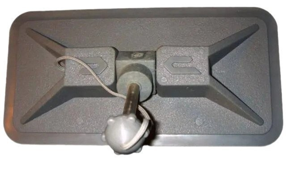 Уключина Мнев светло-серый ПВХ