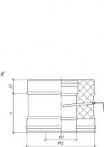 Сэндвич-задвижка Grill'D AISI 430 1 мм/Оц 0,5 мм (D115/250) черный