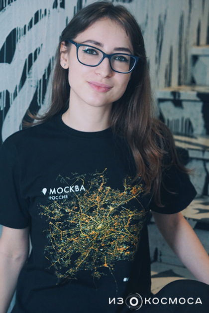Футболка  "Москва ИЗКОСМОСА"