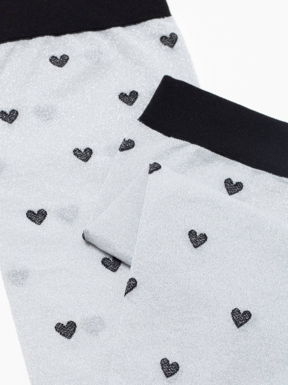 CONTE FANTASY Сияющие носки с объемными рисунками «Hearts»