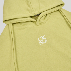 Hoodie LOGO Leek Green