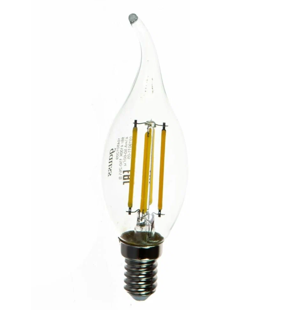 Светодиодная лампа Gauss LED Filament Candle Tailed OPAL E14 5W 4100К
