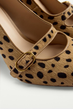 ZARA ТУФЛИ НА КАБЛУКЕ С АНИМАЛИСТИЧЕСКИМ ПРИНТОМ — THE ITEM ZARA WOMAN, ЛЕОПАРДОВЫЙ