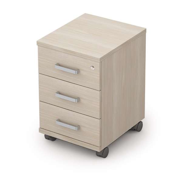 6ТЗ.004/1 Тумба подкатная с замком и усиленными колесами (394*454*598)