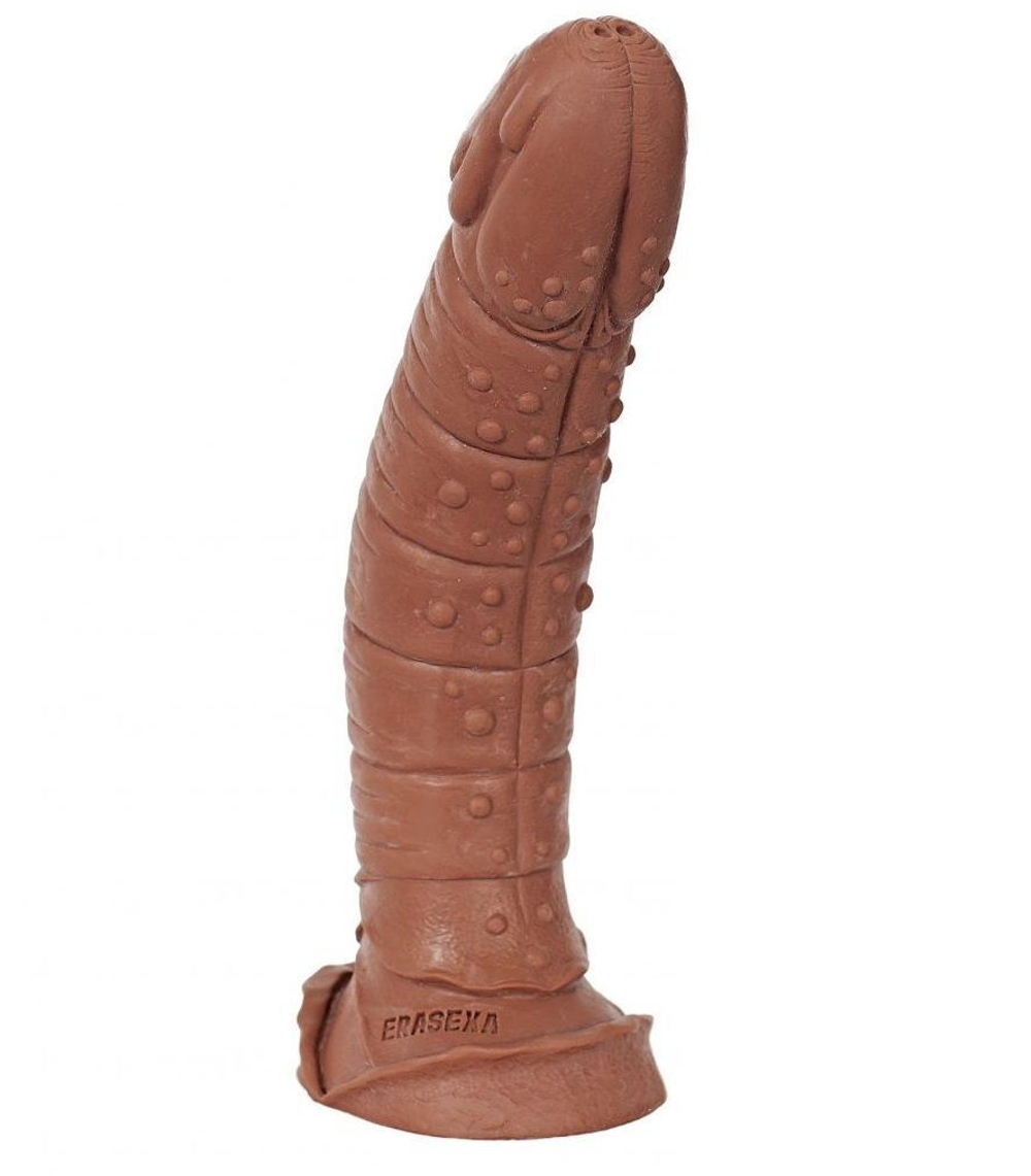 Коричневый фаллоимитатор Рыцарь - 35 см. (Цвет: коричневый)