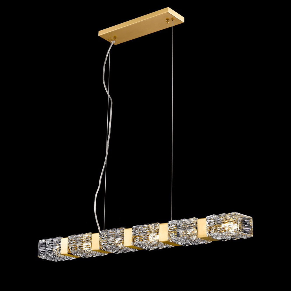 Подвесной светильник Cloyd CORUND-A P6 / шир. 86 см - латунь (арт.10680)