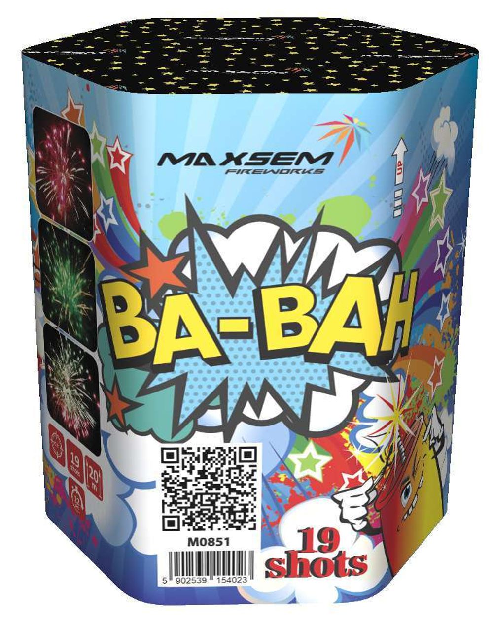 Батарея салютов "BA-BAH"  0,8"/19 залпов