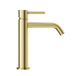 Смеситель для раковины Sancos Etna, брашированное золото, PVD покрытие, арт. SC9003BG