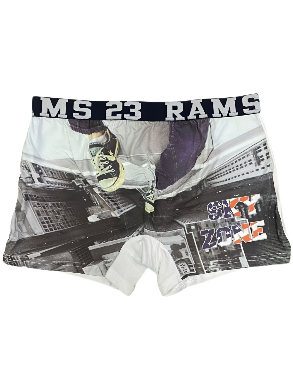 Мужские трусы боксеры белые с принтом, хлопок XXL/54, Primal