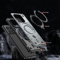 Чехол Magneto Case с кольцом для Poco X6 Pro