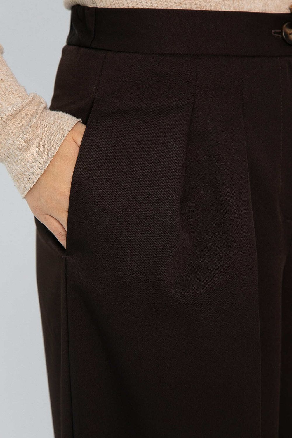 Брюки со стрелками Шакира (коричневые) Б14635-35М LT Collection