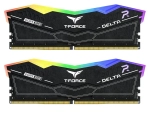 Оперативная память 32GB Kit (2x16GB) 6400MHz DDR5 CL32 Team Group DELTA RGB Black FF3D532G6400HC32ADC01