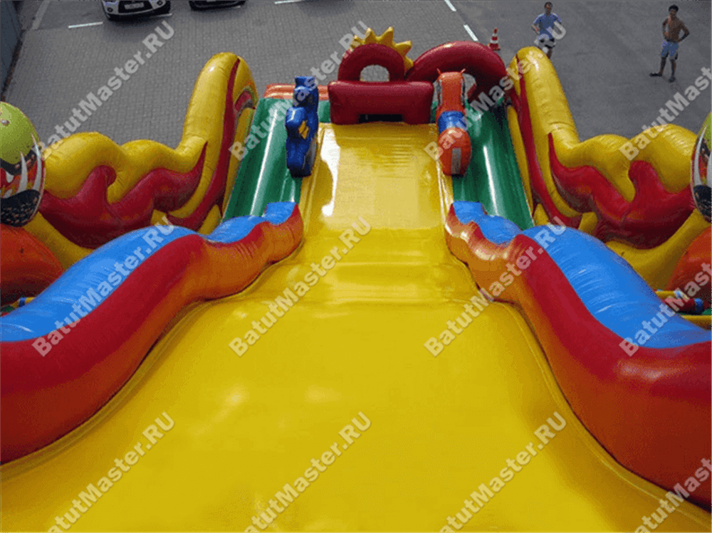 Коммерческий надувной батут "Змей Горыныч 2" 13*6*10