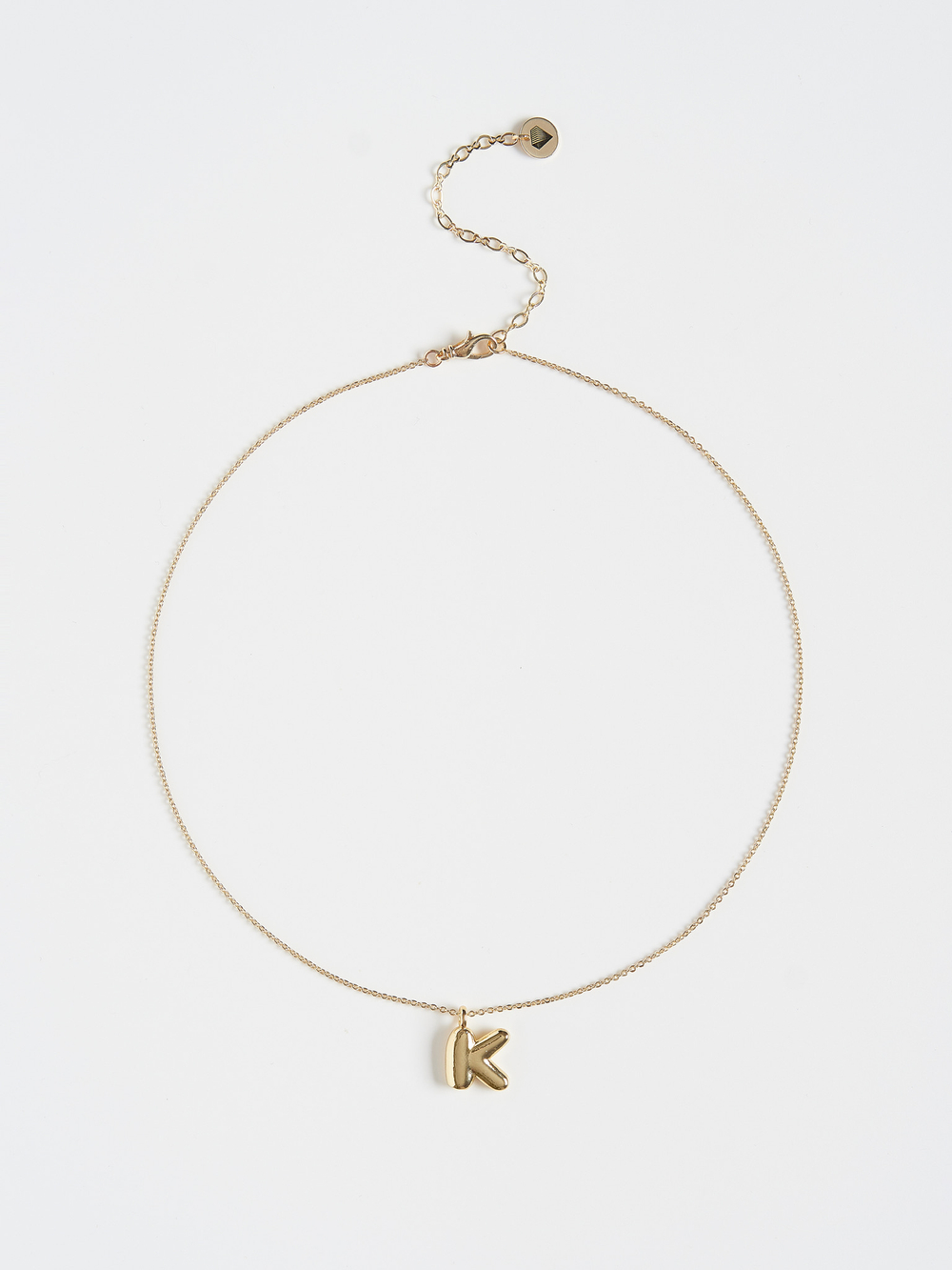 Колье "Simple words K" Gold