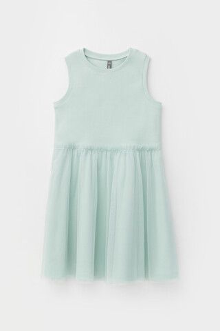 платье  для девочки  КР 5868/голубая дымка к465