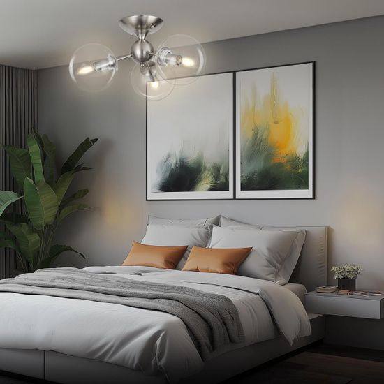 CL102131 Томми Хром Мат. Св-к Люстра