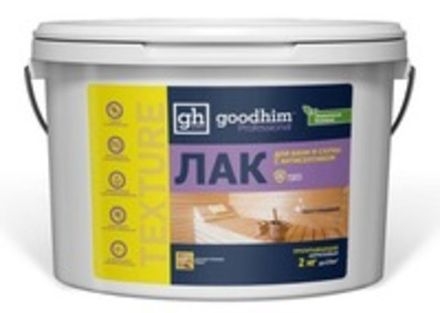Лак пропитывающий для бани и сауны GOODHIM TEXTURE 500 2 кг