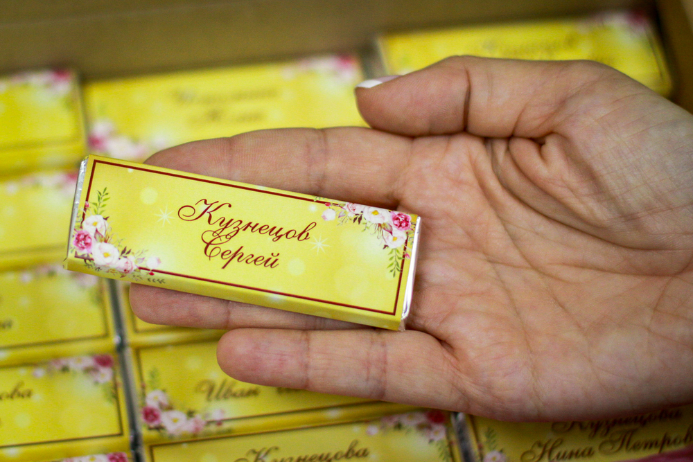 Шоколадная бонбоньерка