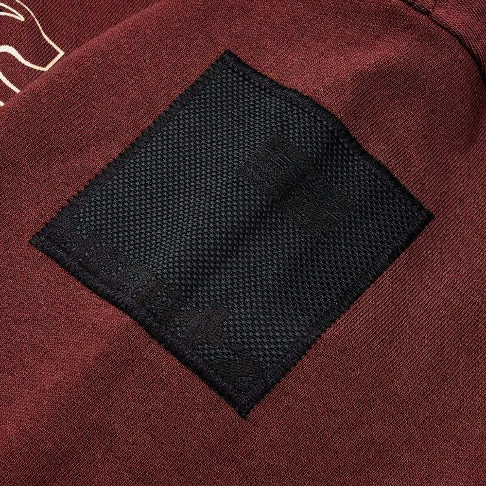 Худи Heartz  «Wave Logo» Black Series ED2 Dark Ruby Бордовый