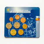 Spain 2001 Year Set: First Official Issue of the Euro Coins