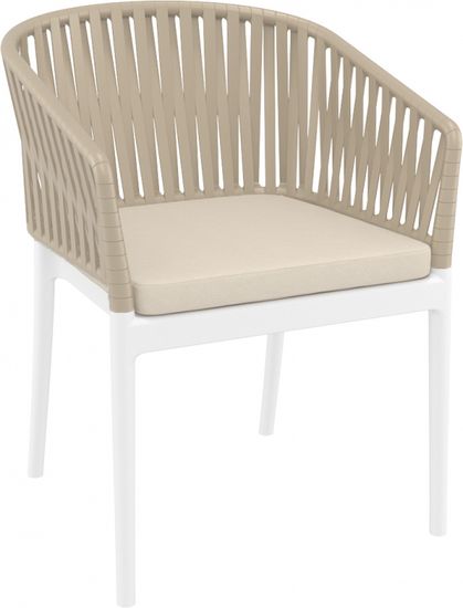 Кресло пластиковое с подушкой Portofino