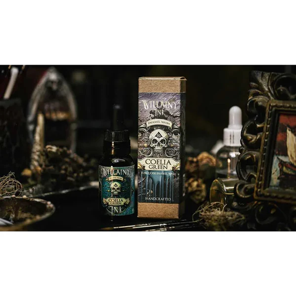 Villainy Ink Enamels - Coelia Green