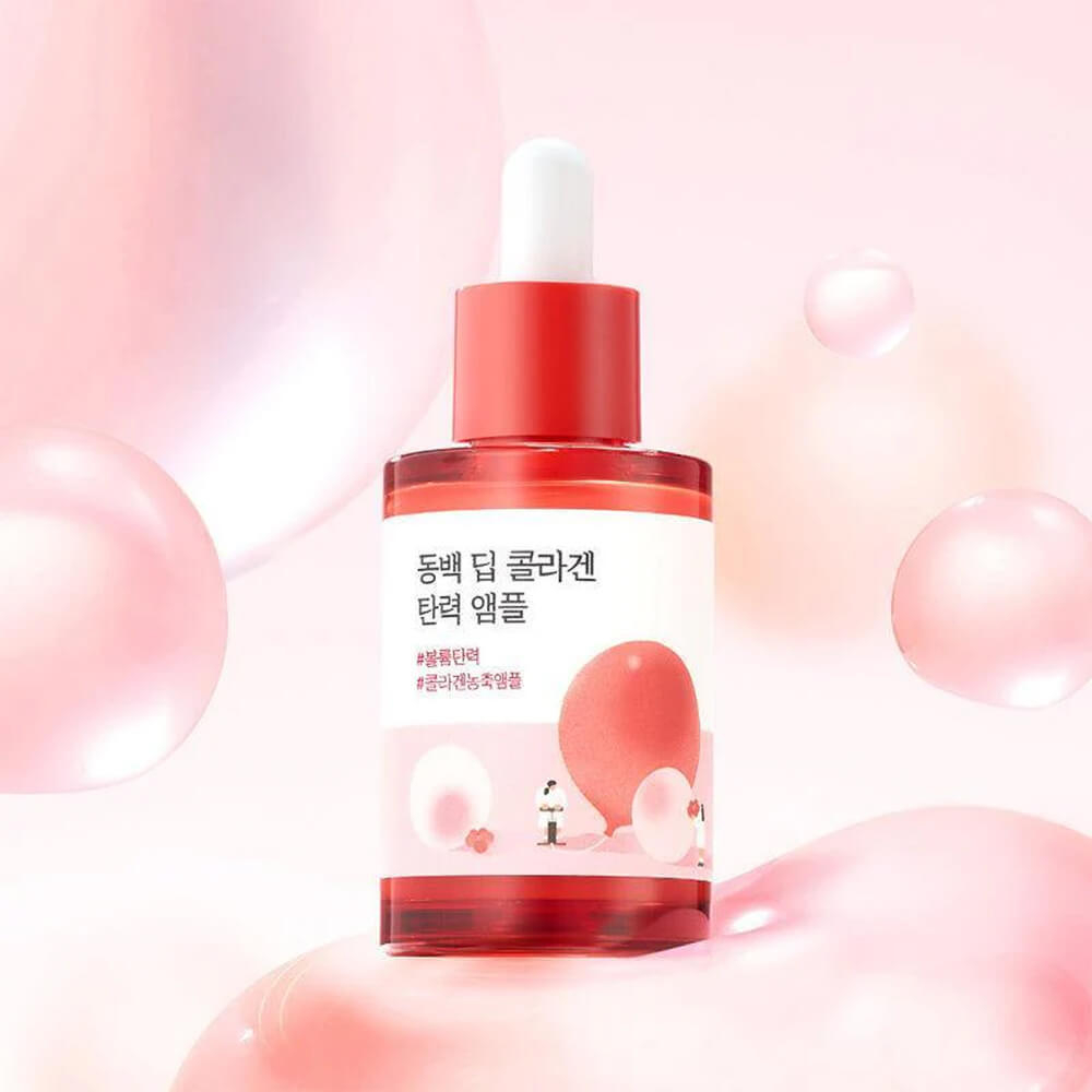 Укрепляющая коллагеновая ампула с камелией Round Lab Camellia Deep Collagen Firming Ampoule