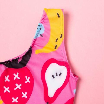 Купальник"Фрукты" р.122-128 роз (KAFTAN) 4660531