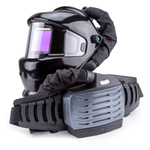 Маска сварщика Guardian черная (ф-р 9990V, внутр. рег.) с турбоблоком Guardian Air 8877