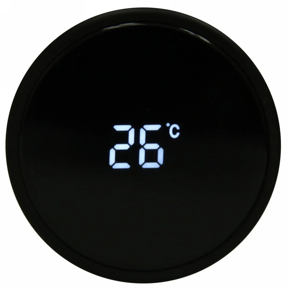 Термос 500мл «Стиль» с датчиком температуры и ситом, красный