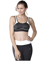 Спортивный бюстгальтер Jenifer Active 90D черно-белый