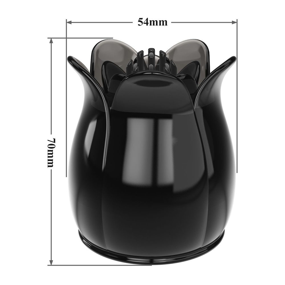 Черная насадка для wand-массажера (Цвет: черный)