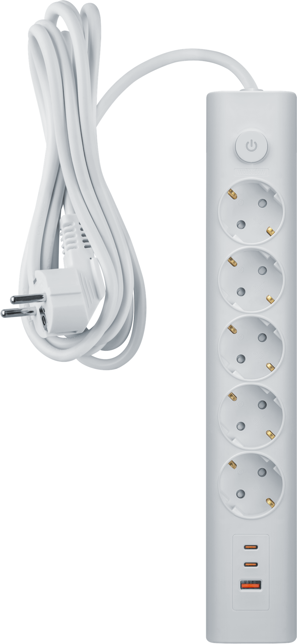 Удлинитель Navigator 95 692 NPE-USB06-05-500-ESC-3X1-PD20W