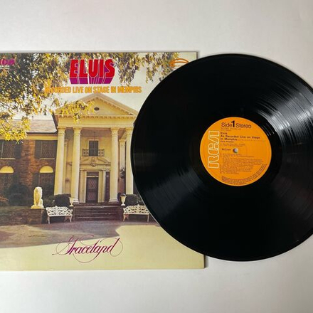 Винтажная виниловая пластинка LP Elvis Presley As Recorded Live On Stage In Memphis (Japan 1974) (No Obi) I Got A Woman