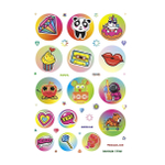 Наклейки-стикеры Контэнт-Канц, А5, 145x210 мм, "WOW Bullet Journal Sticers. Медведь", 10 л, зеленые, бумага, 400+ наклеек