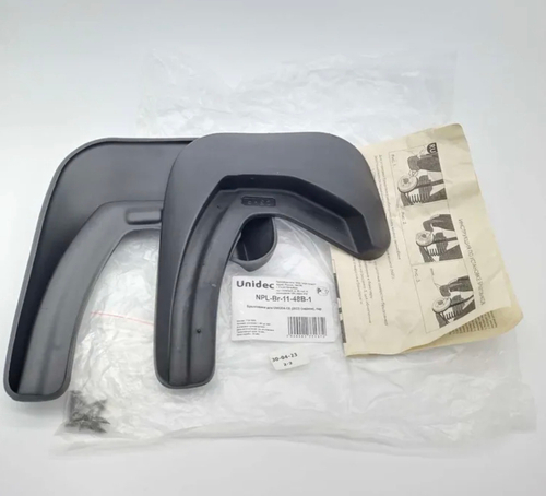 Брызговики Norplast для OMODA C5, задние, Черный, 2022- арт.NPL-Br-11-48B-1