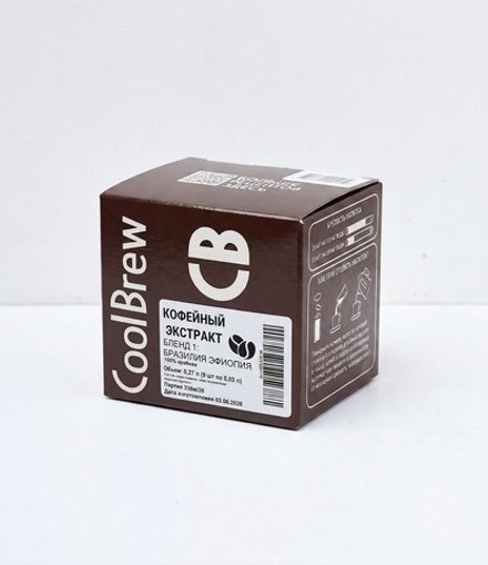 Кофейный экстракт Бразилия/Эфиопия, 9 шотов 0,27 л/ COOLBREW