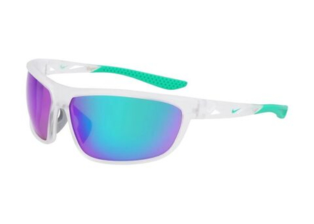 Теннисные очки Nike Windtrack Run - matte clear/green mirror