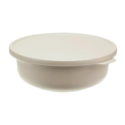 Миска ТЭСТИ 1,2л с крышкой Латте