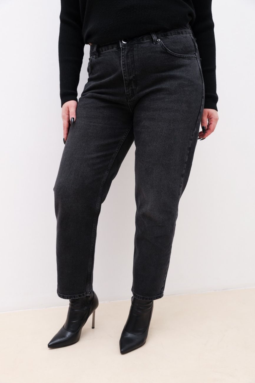 Mom fit jeans black best sale