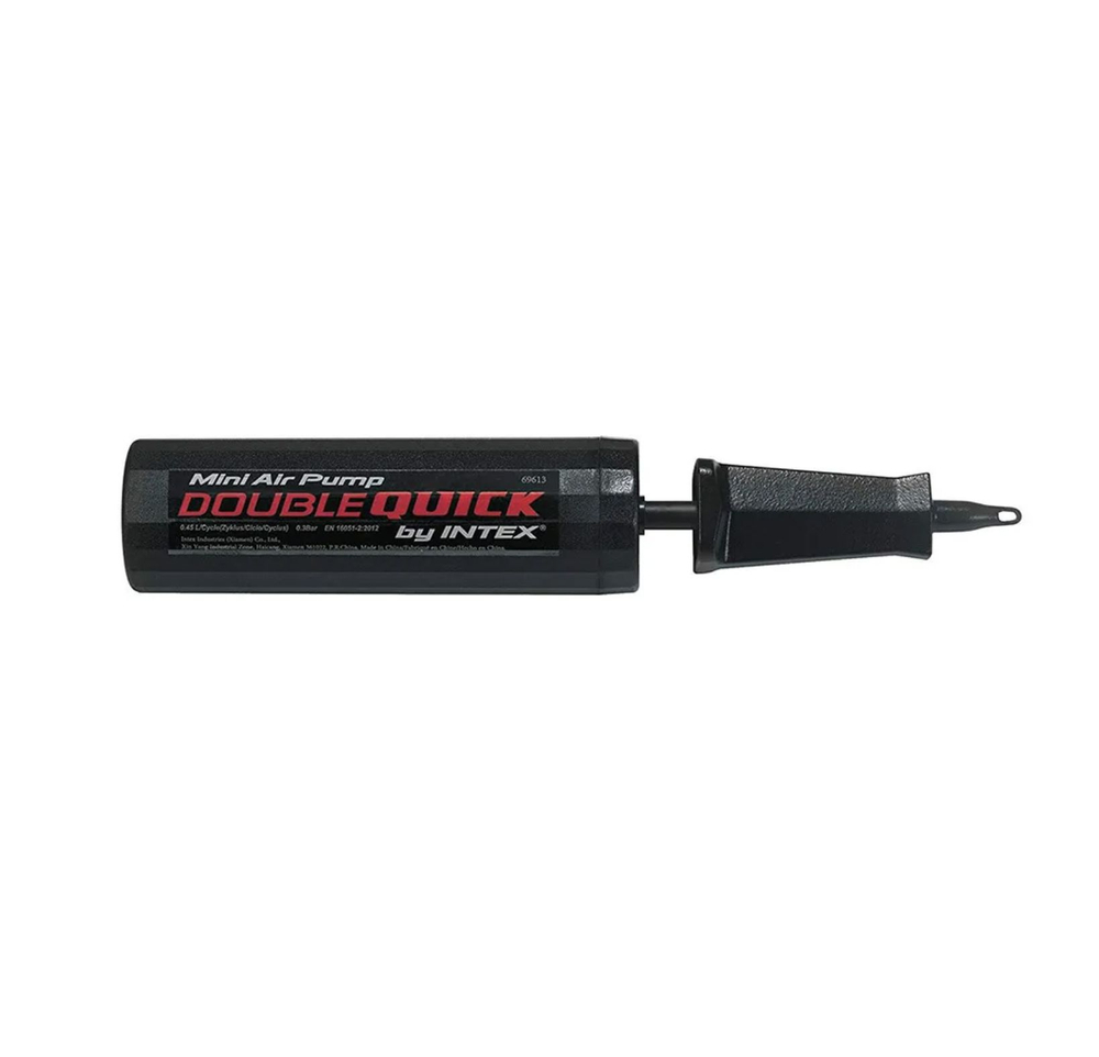 Насос ручной Intex 69613 Hi-Output 29 см / Механический поршневой насос Интекс для надувных матрасов, кругов и лодок