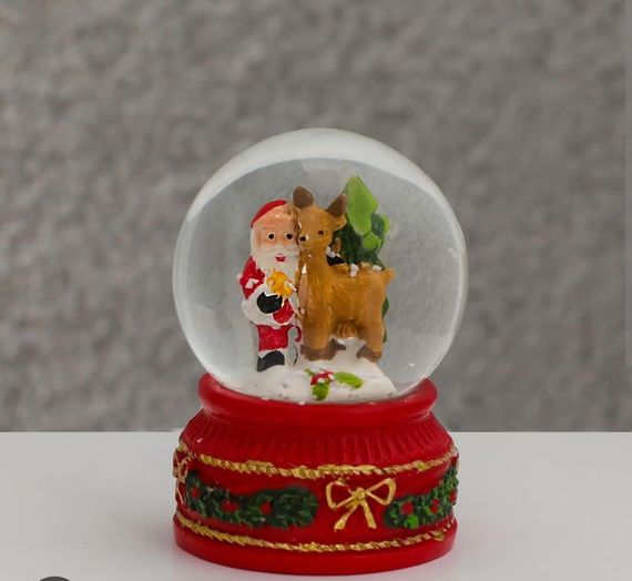 Suvenir\ Сувенир Qar kürəsi Şaxta baba 3