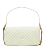 Кожаная сумка-мессенджер LOVE CLICK BAGUETTE MINI NAPPA Pinko - белый(100068 A10Q)