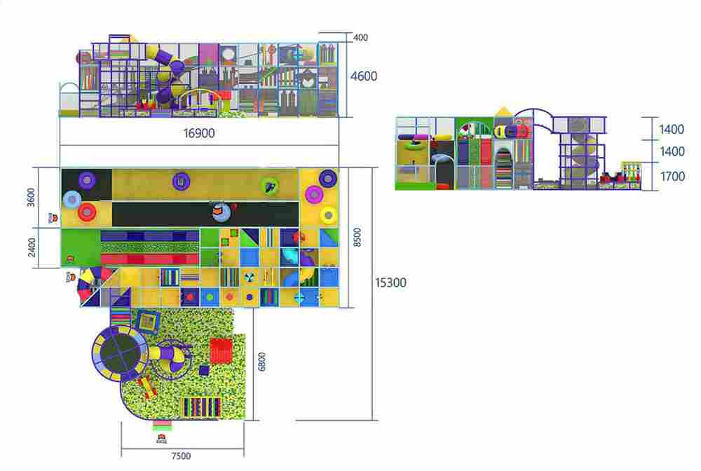 Детский игровой лабиринт  «Городок Приключений»