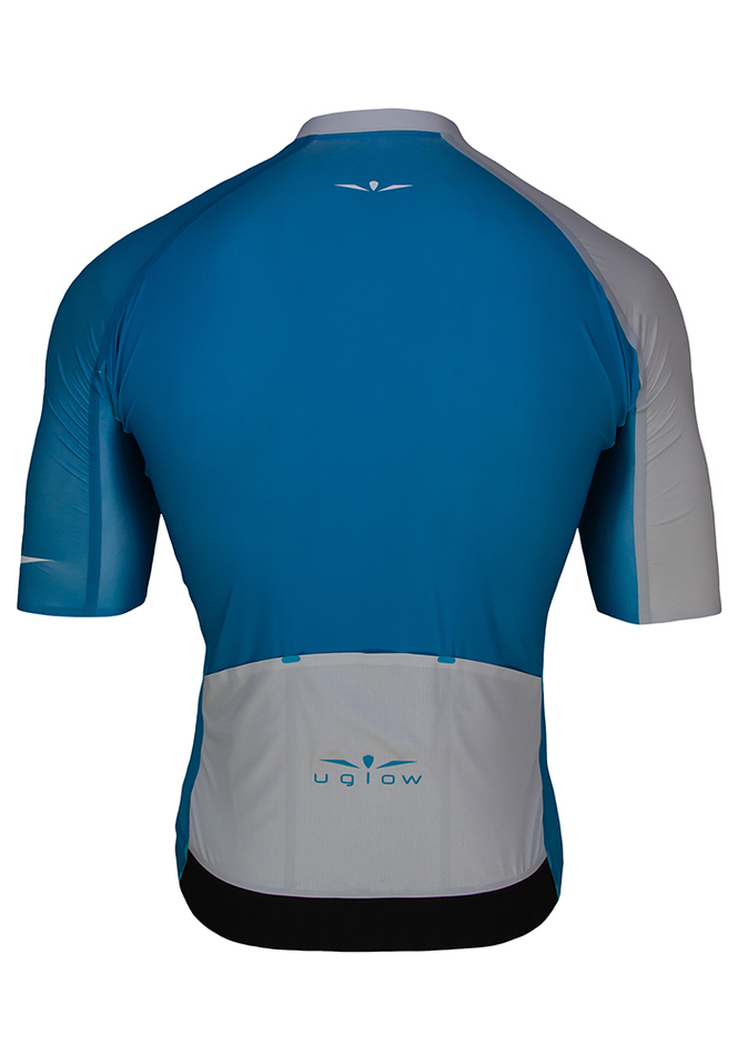 ВЕЛОДЖЕРСИ МУЖСКОЕ AERO JERSEY | WHITE BLUE