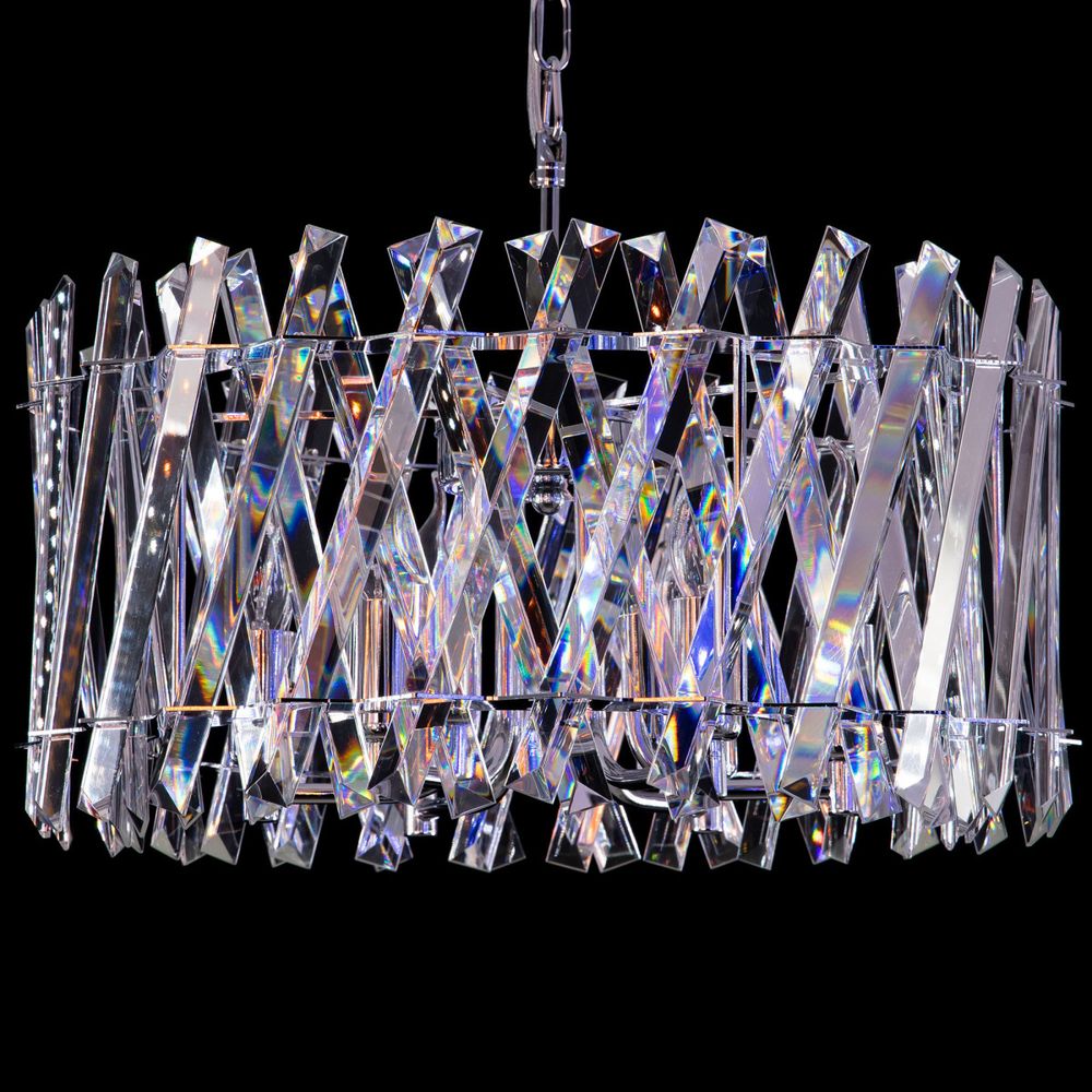 Citilux Ингвар CL334261 Люстра подвесная хрустальная Хром
