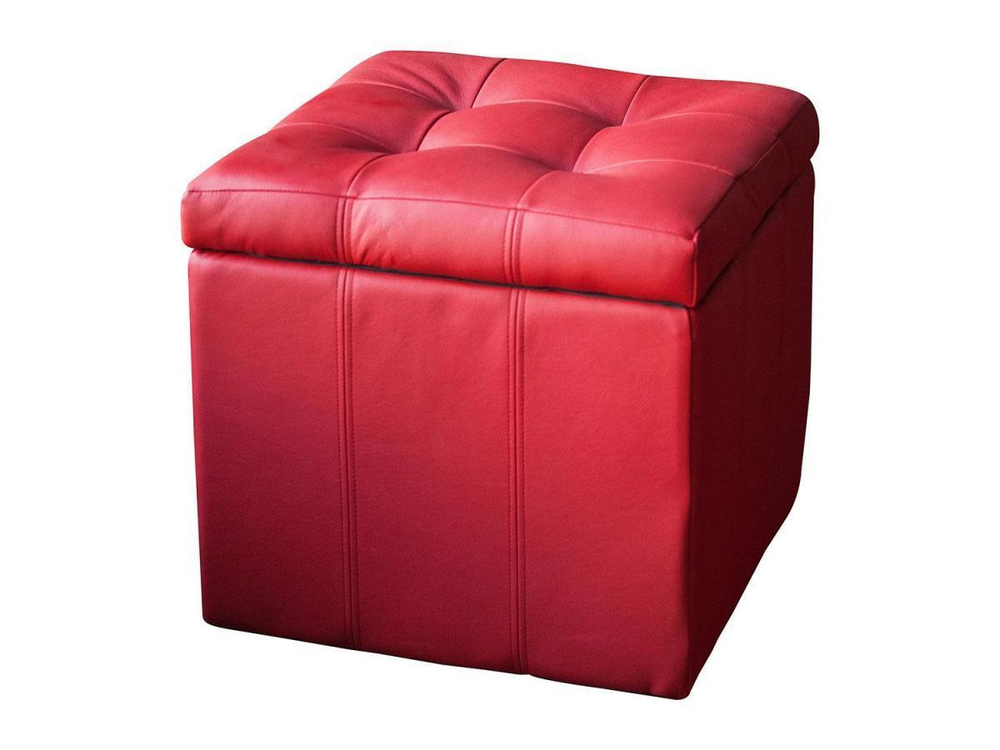 Банкетка Модерна Красный экокожа